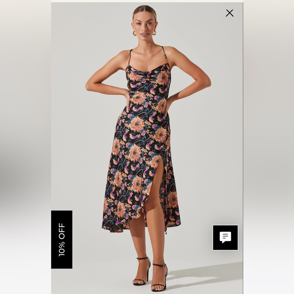 ASTR Gaia midi dress worn once